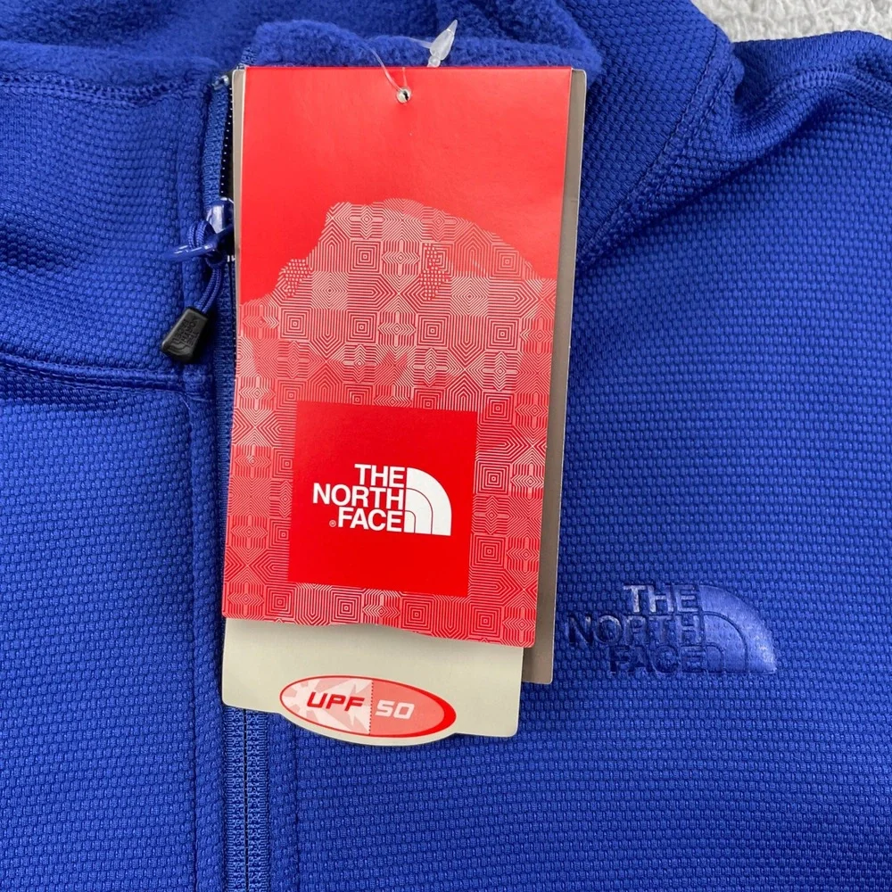 The North Face Jacket Mens XXL Blue Stealth Byron 2.0 Full Zip Fleece UPF 50